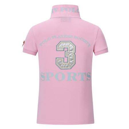 Polo shirt Favouritas EQ, Gr. L Pretty Pink